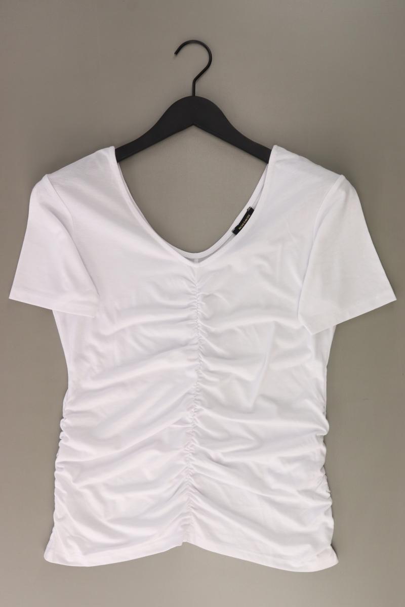 More&More T-Shirt Gr. 38 Kurzarm weiß aus Polyester