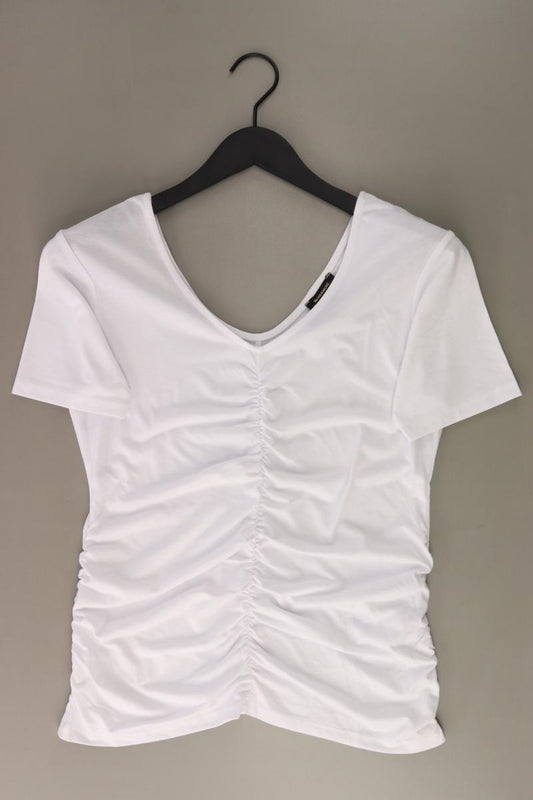More&More T-Shirt Gr. 38 Kurzarm weiß aus Polyester