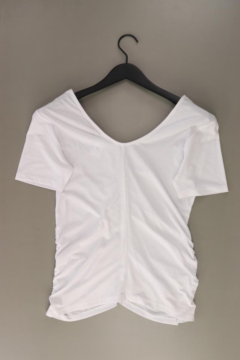 More&More T-Shirt Gr. 38 Kurzarm weiß aus Polyester