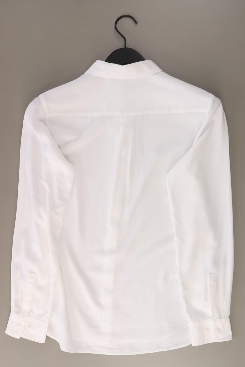 Uniqlo Langarmbluse Gr. S weiß aus Viskose