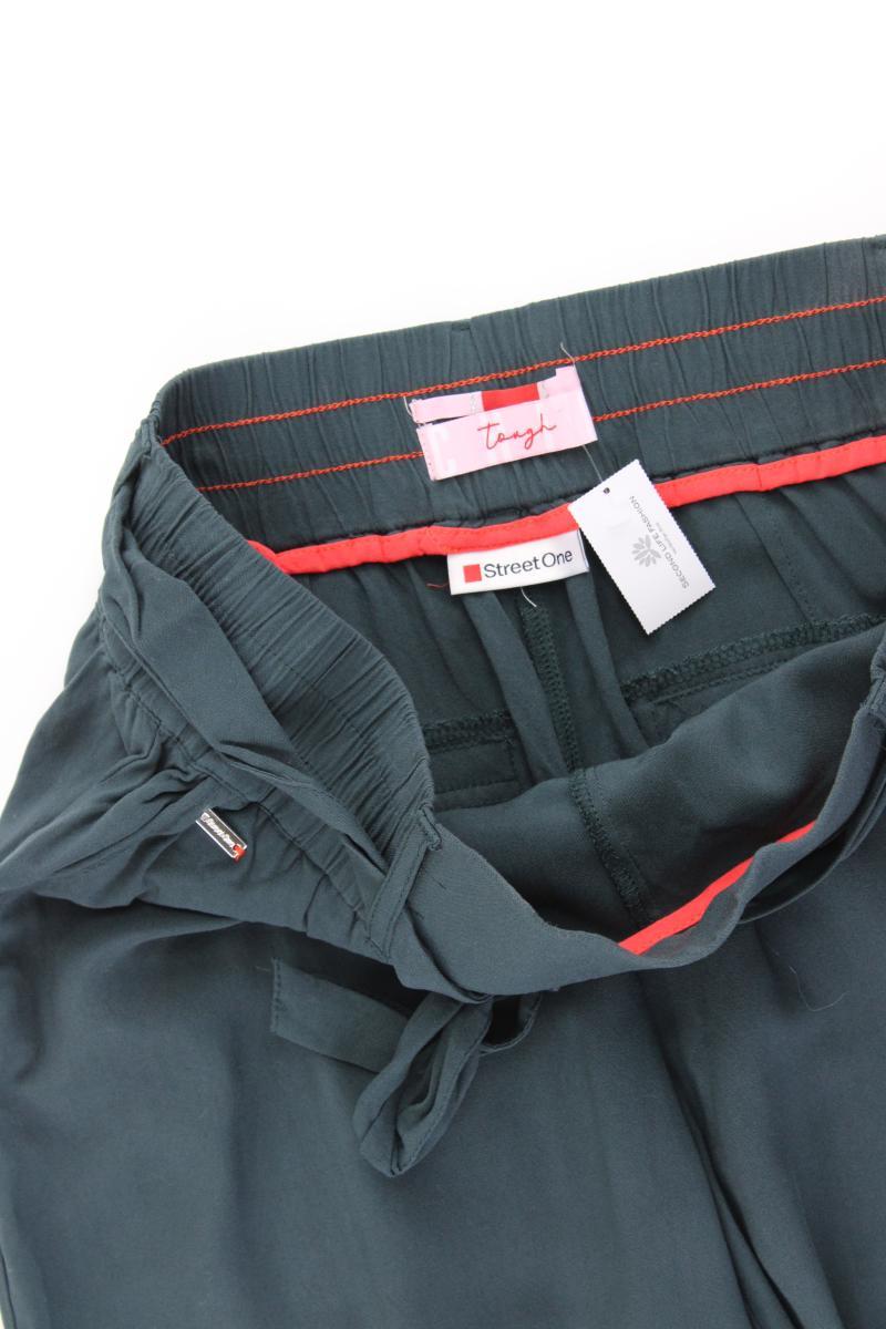Street One Stoffhose Gr. 38/L26 grün aus Viskose