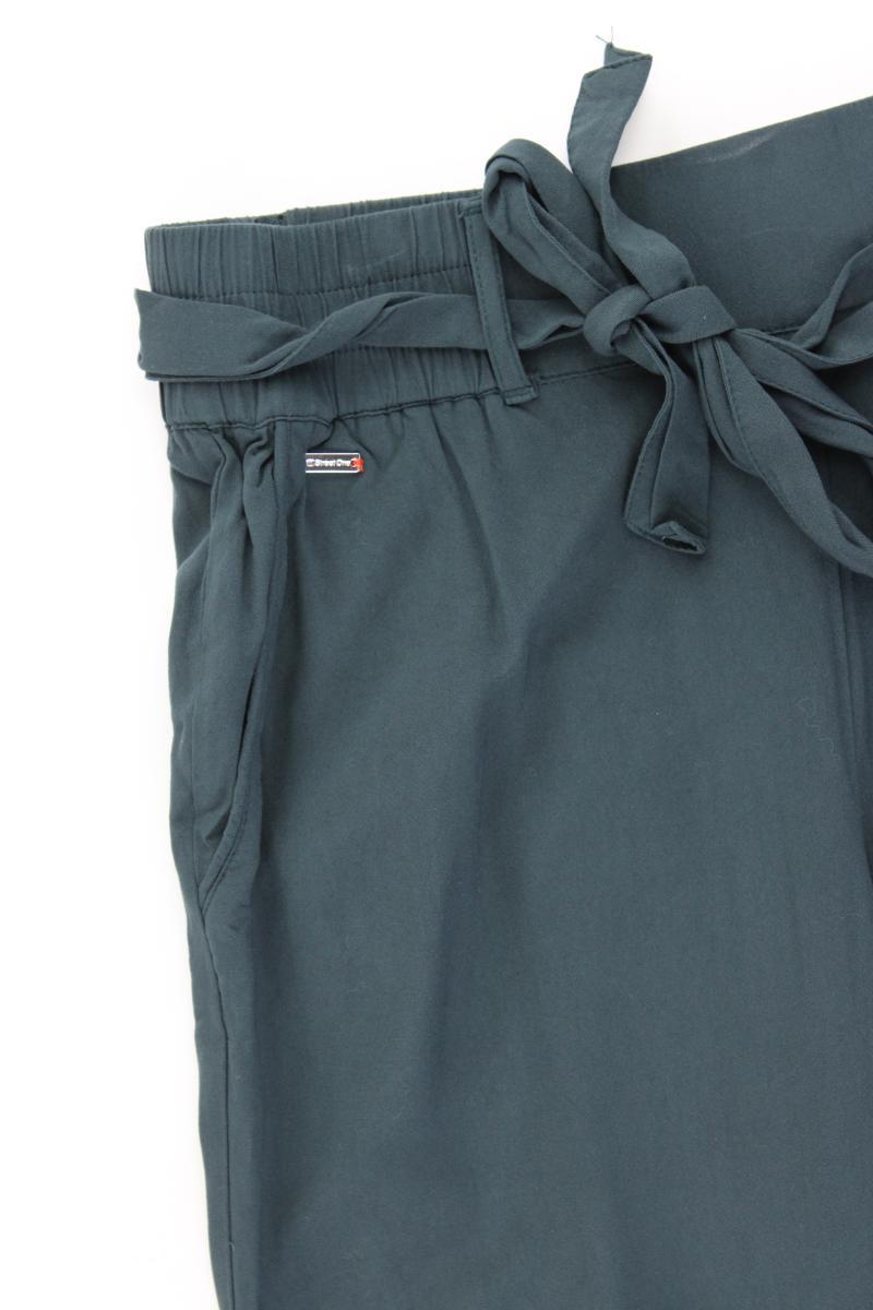 Street One Stoffhose Gr. 38/L26 grün aus Viskose