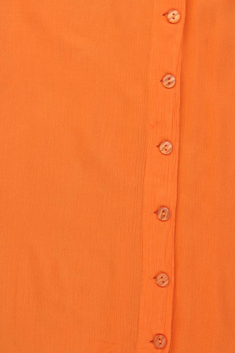 Lascana Longbluse Gr. 38 Kurzarm orange aus Viskose