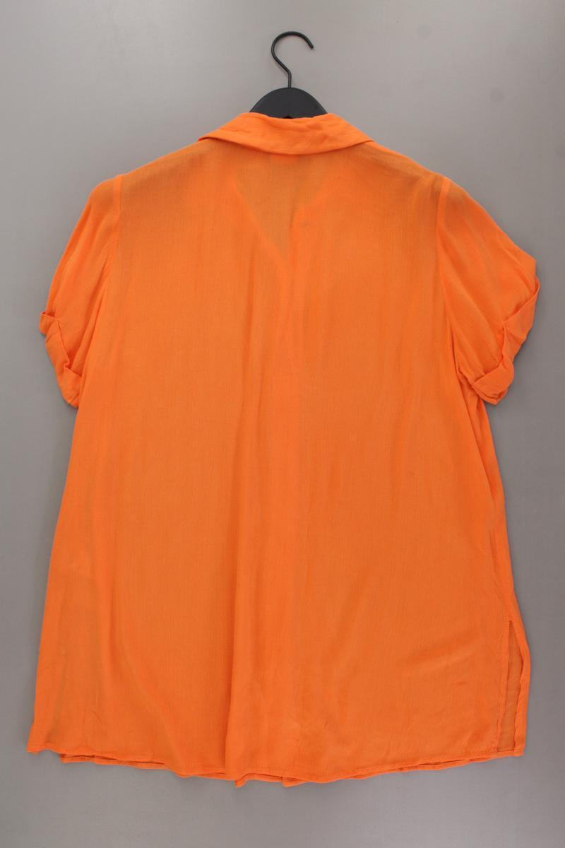 Lascana Longbluse Gr. 38 Kurzarm orange aus Viskose