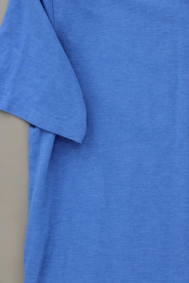 Jack & Jones T-Shirt für Herren Gr. M Kurzarm blau aus Baumwolle
