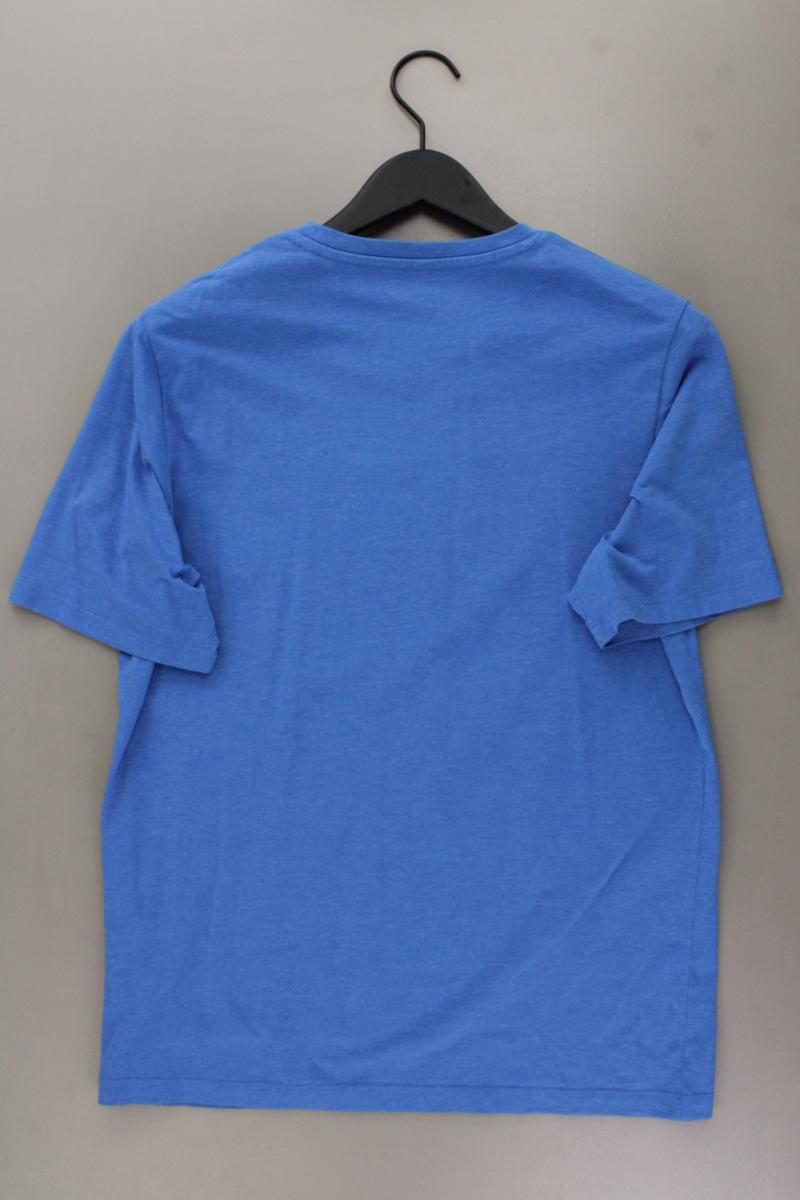 Jack & Jones T-Shirt für Herren Gr. M Kurzarm blau aus Baumwolle