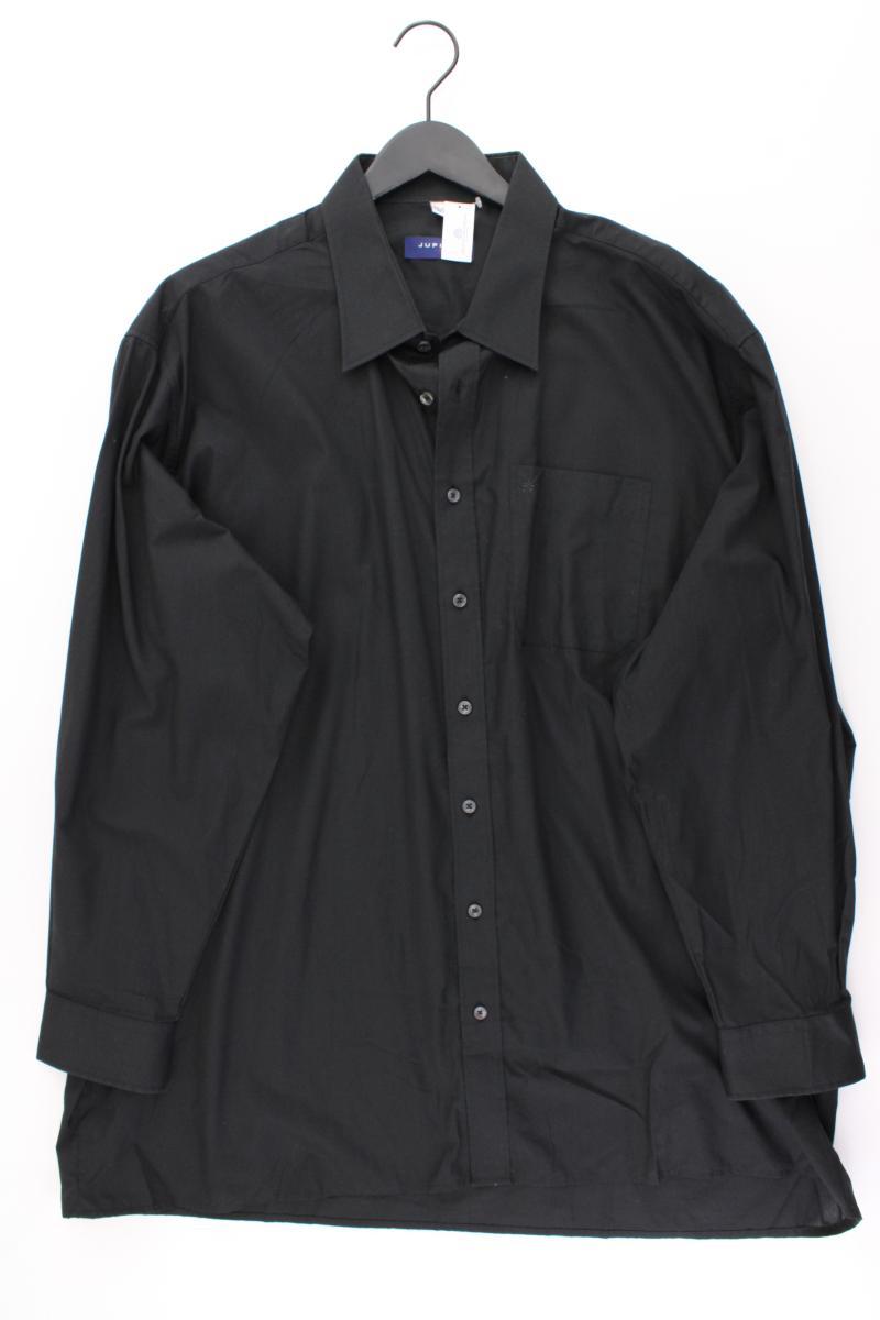 Jupiter Langarmhemd für Herren Gr. Hemdgröße 48 schwarz aus Baumwolle