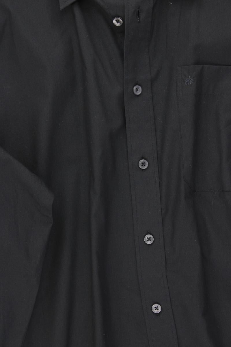 Jupiter Langarmhemd für Herren Gr. Hemdgröße 48 schwarz aus Baumwolle