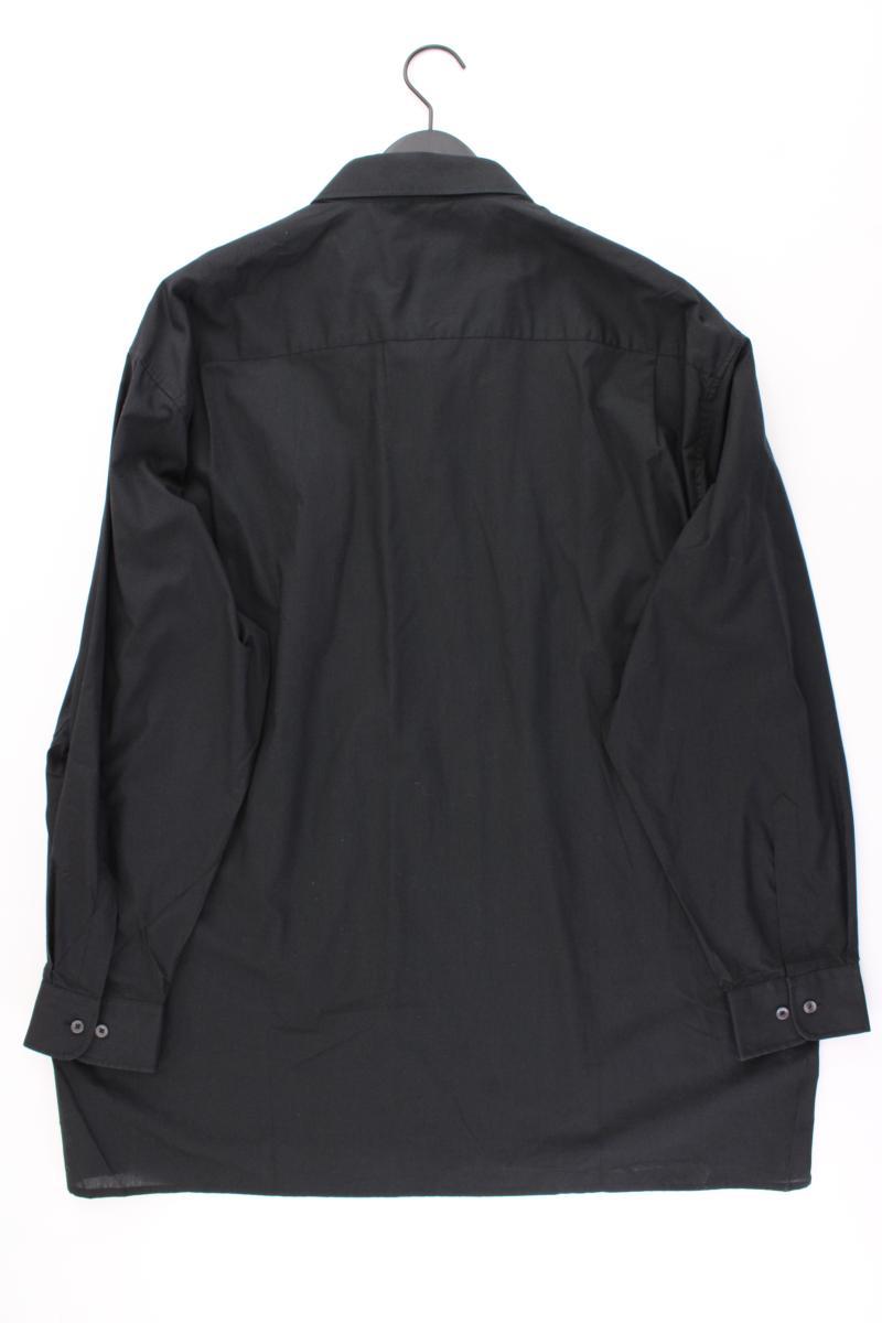 Jupiter Langarmhemd für Herren Gr. Hemdgröße 48 schwarz aus Baumwolle