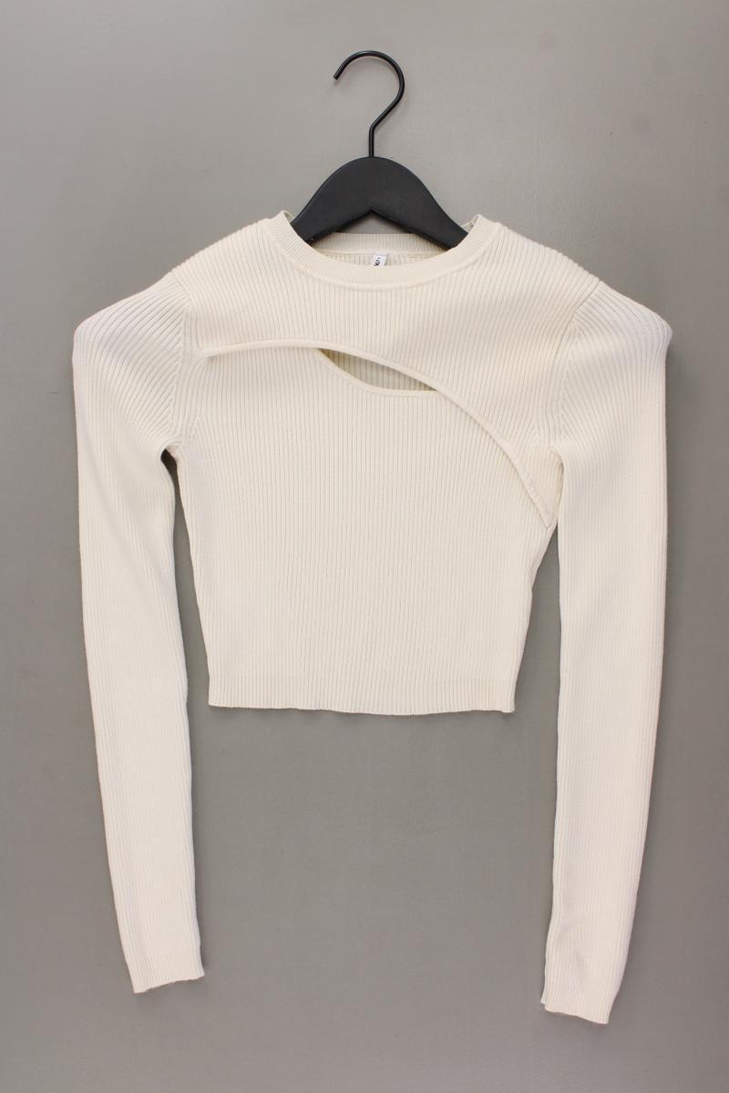 Only Crop Langarmshirt Gr. S creme