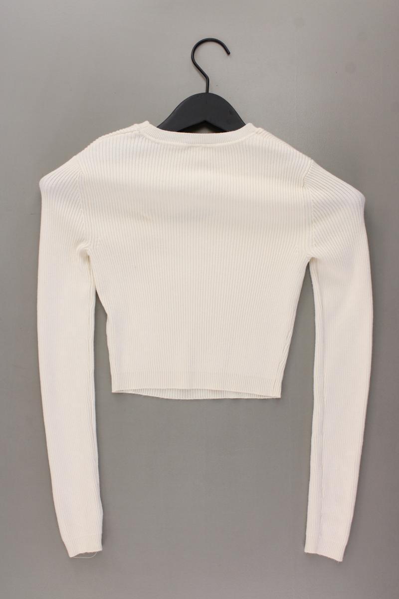 Only Crop Langarmshirt Gr. S creme