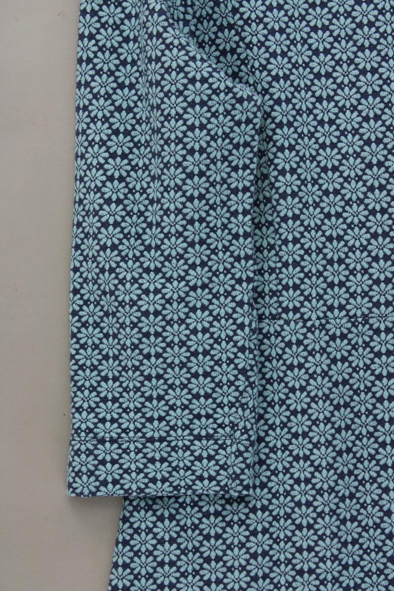 Sorgenfri Sylt Midikleid Gr. XL 3/4 Ärmel blau aus Baumwolle