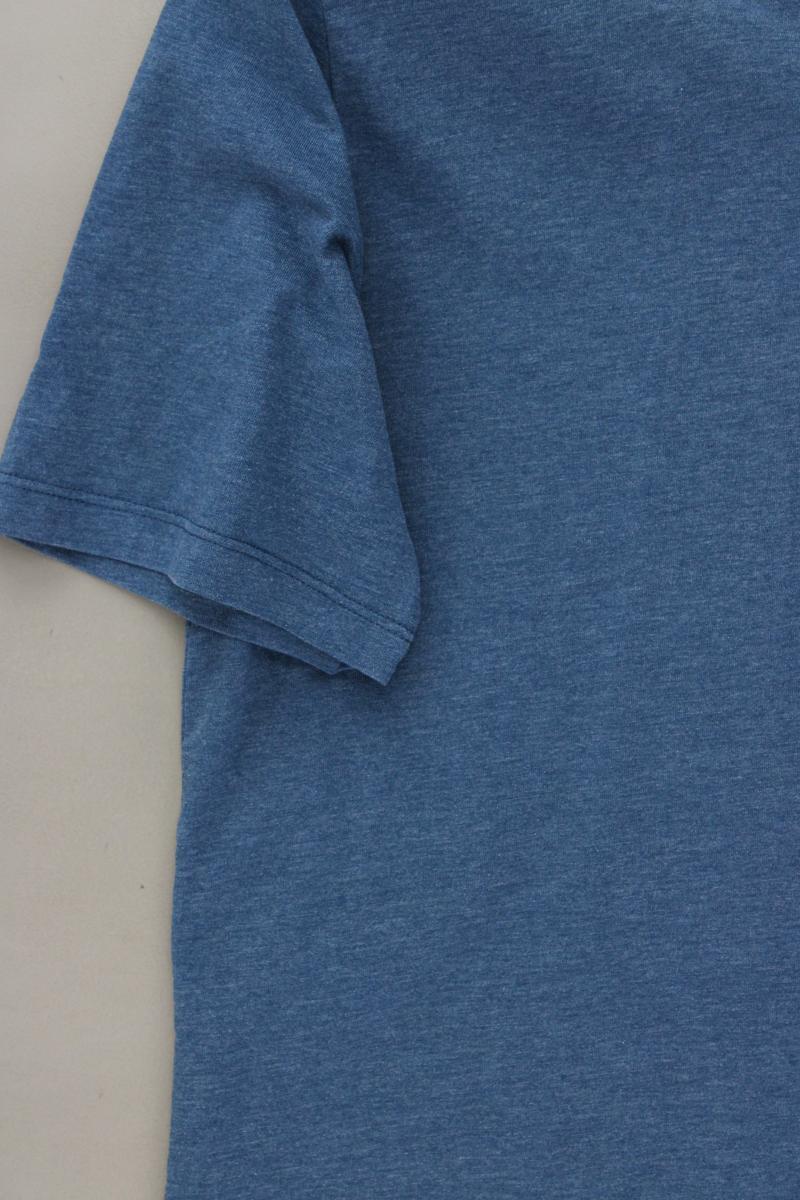 Jack & Jones T-Shirt für Herren Gr. M Kurzarm blau aus Baumwolle