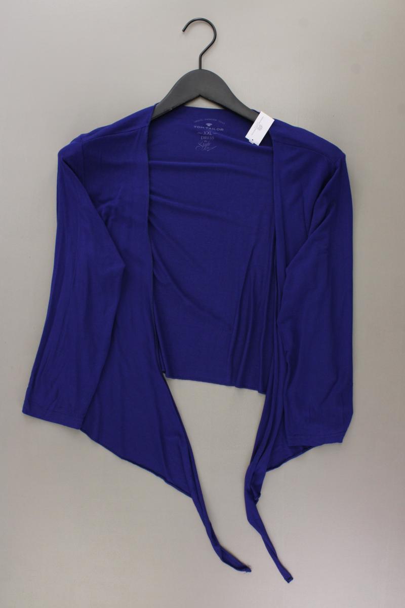 Tom Tailor Bolero Gr. XXL 3/4 Ärmel blau