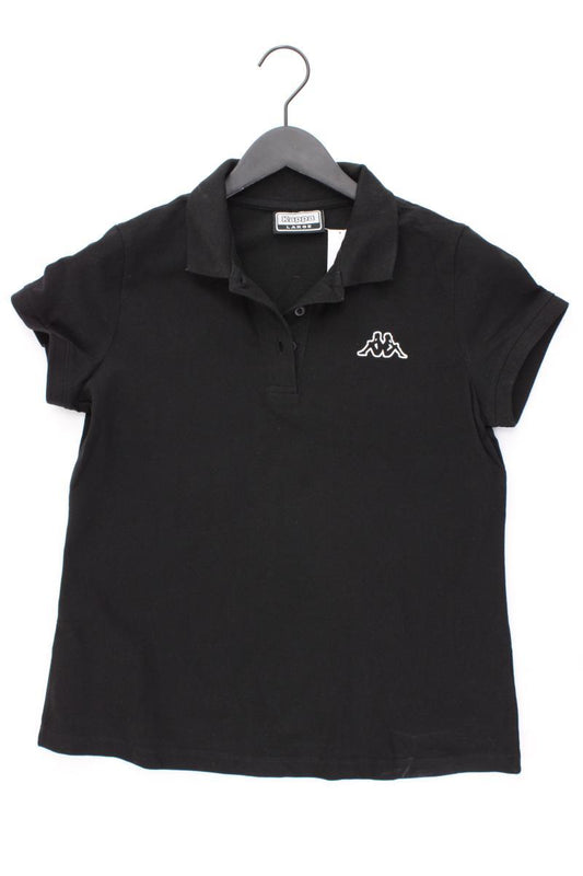 Kappa Poloshirt Gr. L Kurzarm schwarz