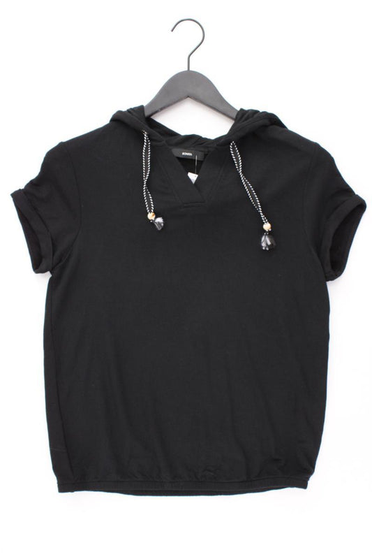 Bonita Kapuzenshirt Gr. S Kurzarm schwarz aus Modal