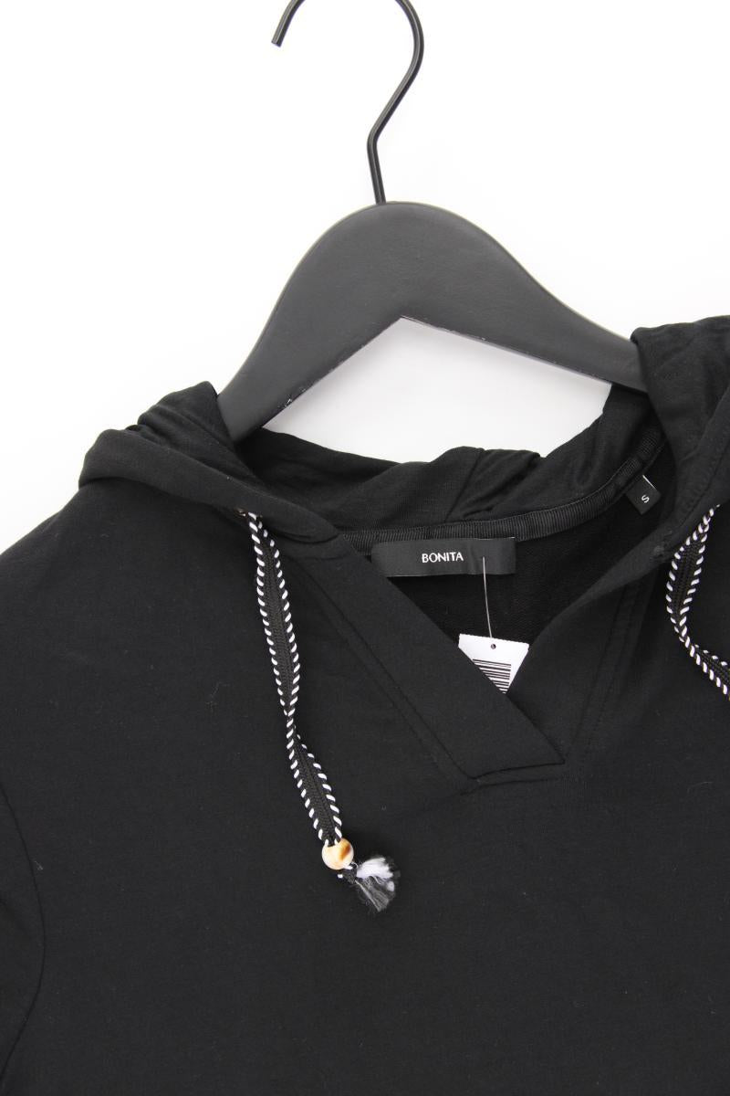 Bonita Kapuzenshirt Gr. S Kurzarm schwarz aus Modal