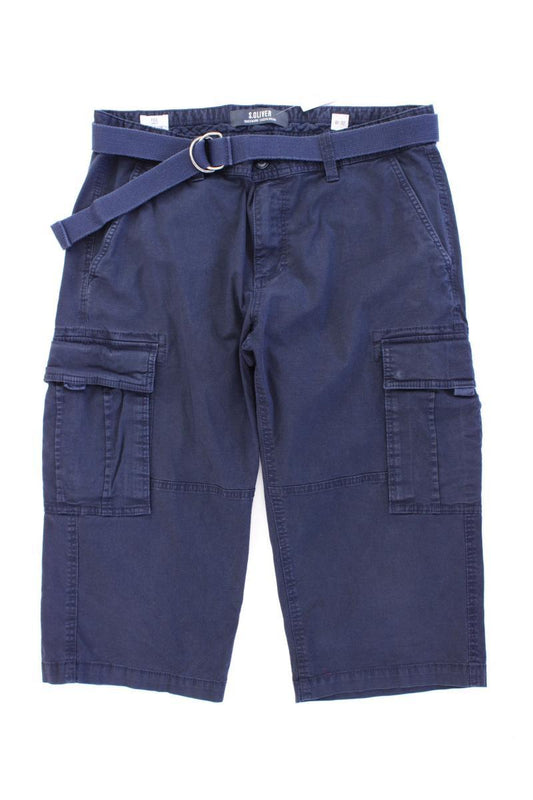 s.Oliver Cargoshorts für Herren Gr. W32 Modell File blau aus Baumwolle