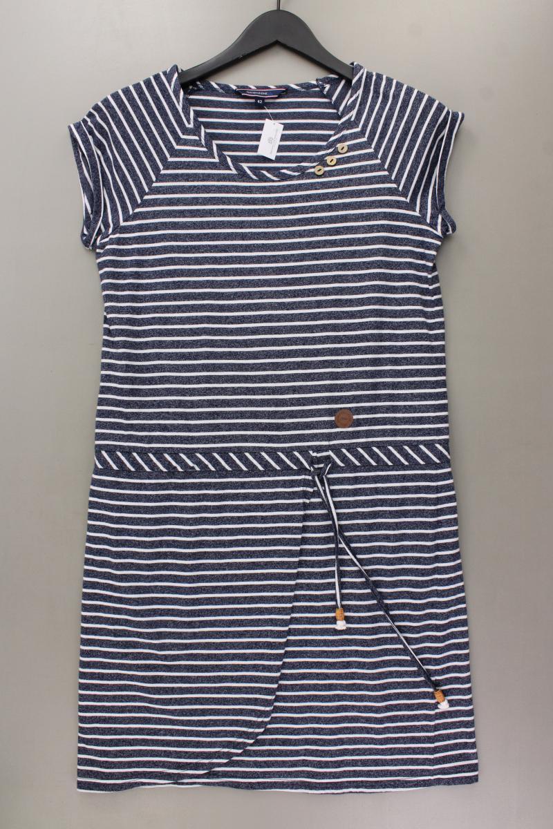 Navigazione Jerseykleid Gr. 42 gestreift Kurzarm blau