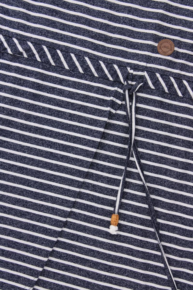 Navigazione Jerseykleid Gr. 42 gestreift Kurzarm blau