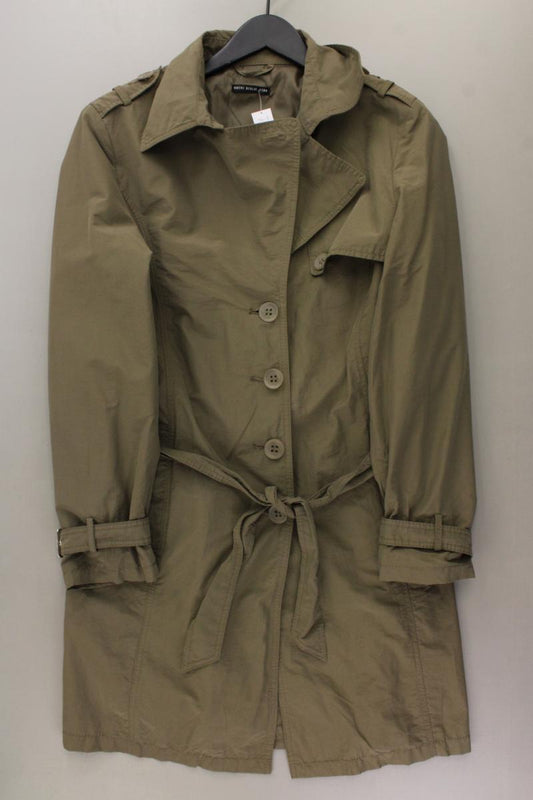 Hucke Trenchcoat Gr. 40 olivgrün aus Baumwolle