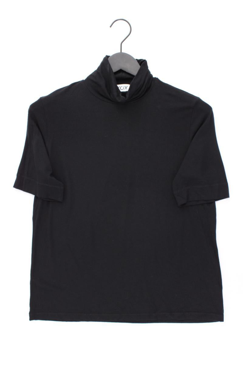 XOX Rollkragenshirt Gr. 42 Kurzarm schwarz aus Viskose