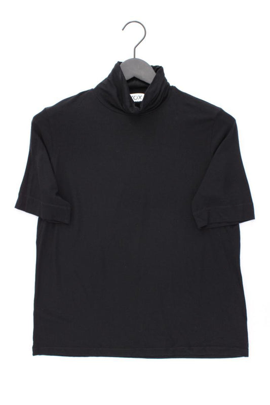 XOX Rollkragenshirt Gr. 42 Kurzarm schwarz aus Viskose