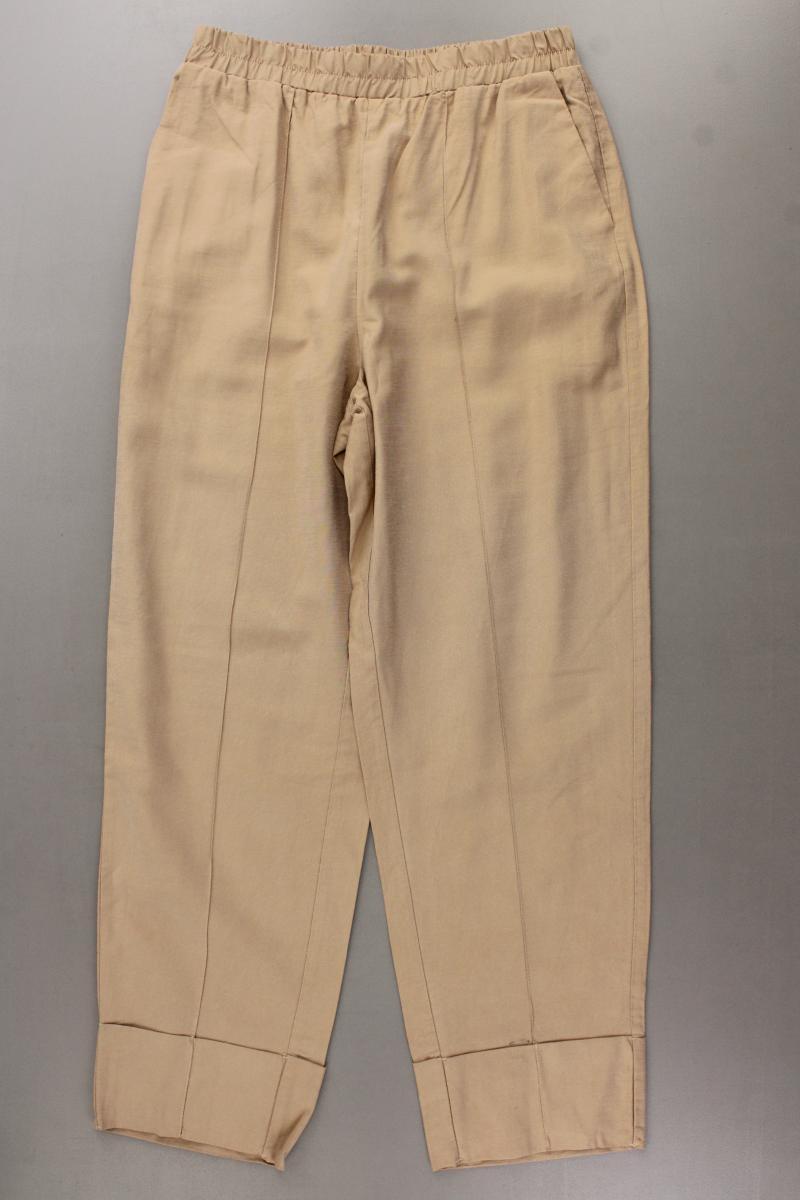 YAS Stoffhose Gr. M braun aus Viskose