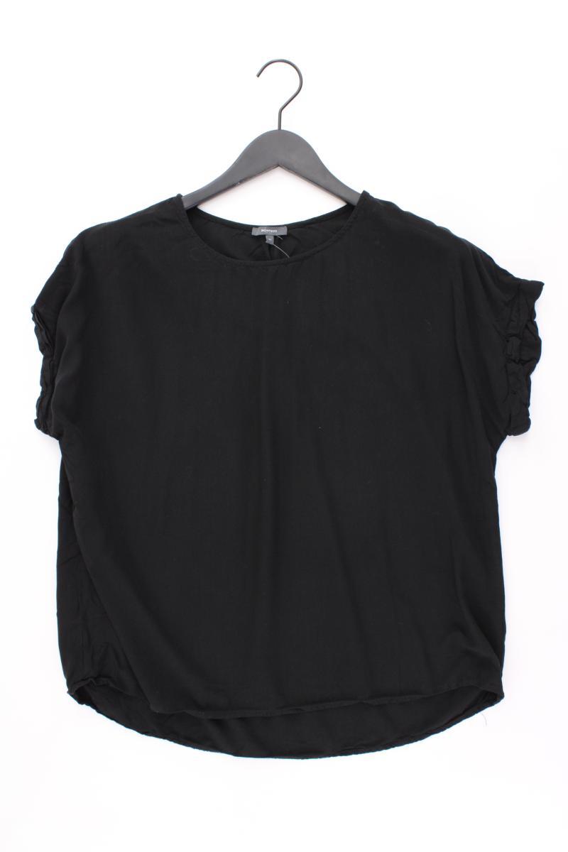 Montego Kurzarmbluse Gr. 44 schwarz aus Viskose