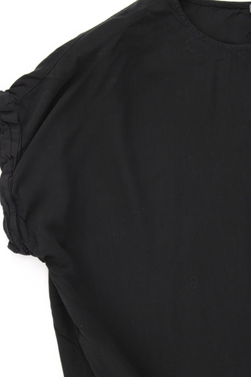 Montego Kurzarmbluse Gr. 44 schwarz aus Viskose