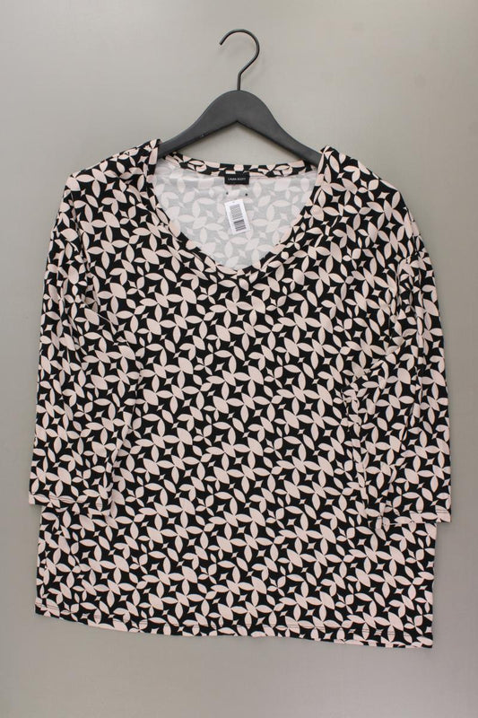 Laura Scott Printshirt Gr. 46 geometrisches Muster 3/4 Ärmel creme aus Viskose