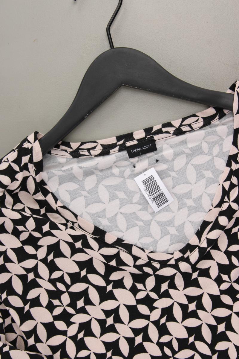 Laura Scott Printshirt Gr. 46 geometrisches Muster 3/4 Ärmel creme aus Viskose