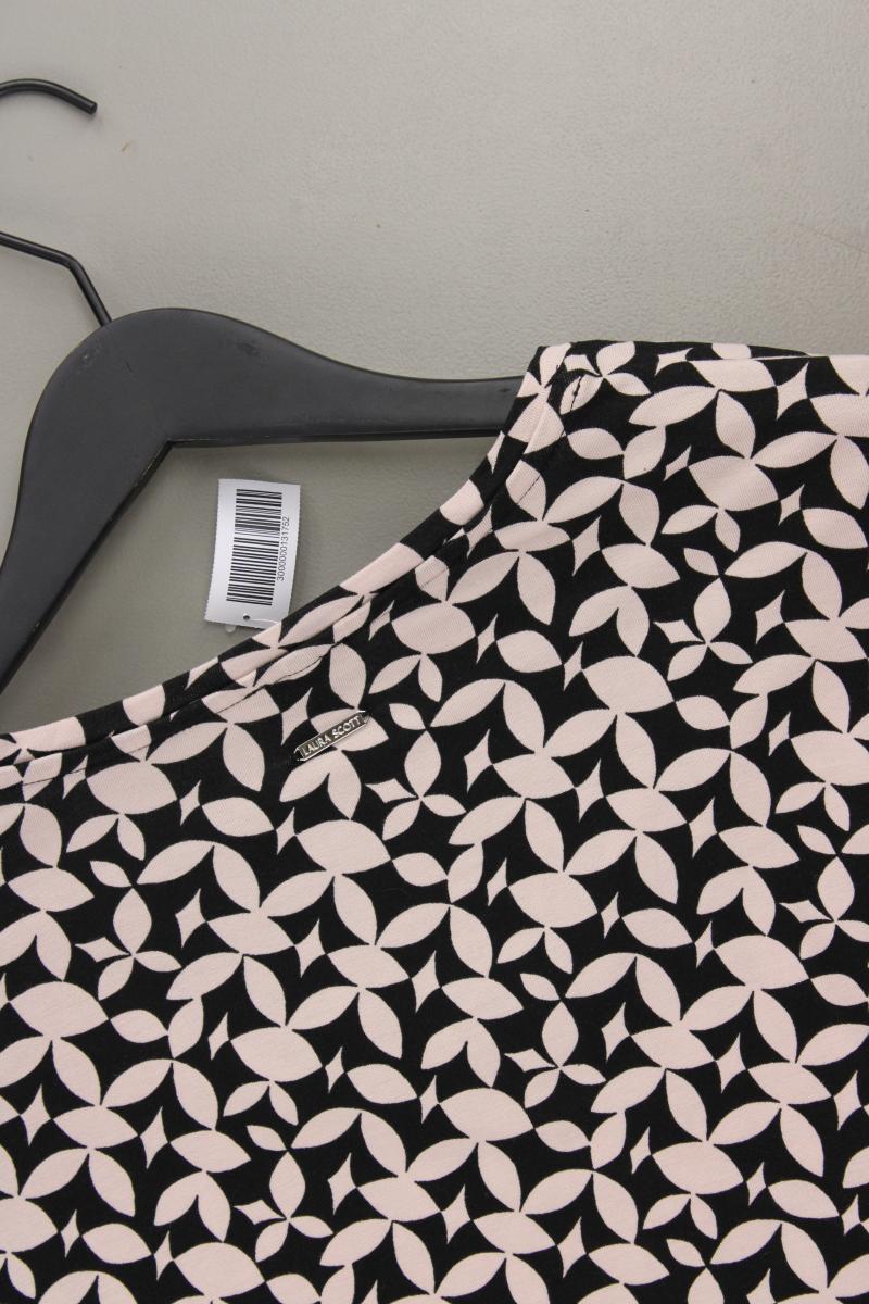 Laura Scott Printshirt Gr. 46 geometrisches Muster 3/4 Ärmel creme aus Viskose