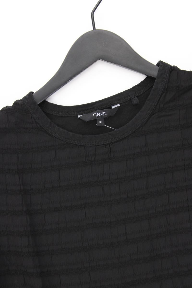 next Kurzarmbluse Gr. 44 schwarz aus Viskose