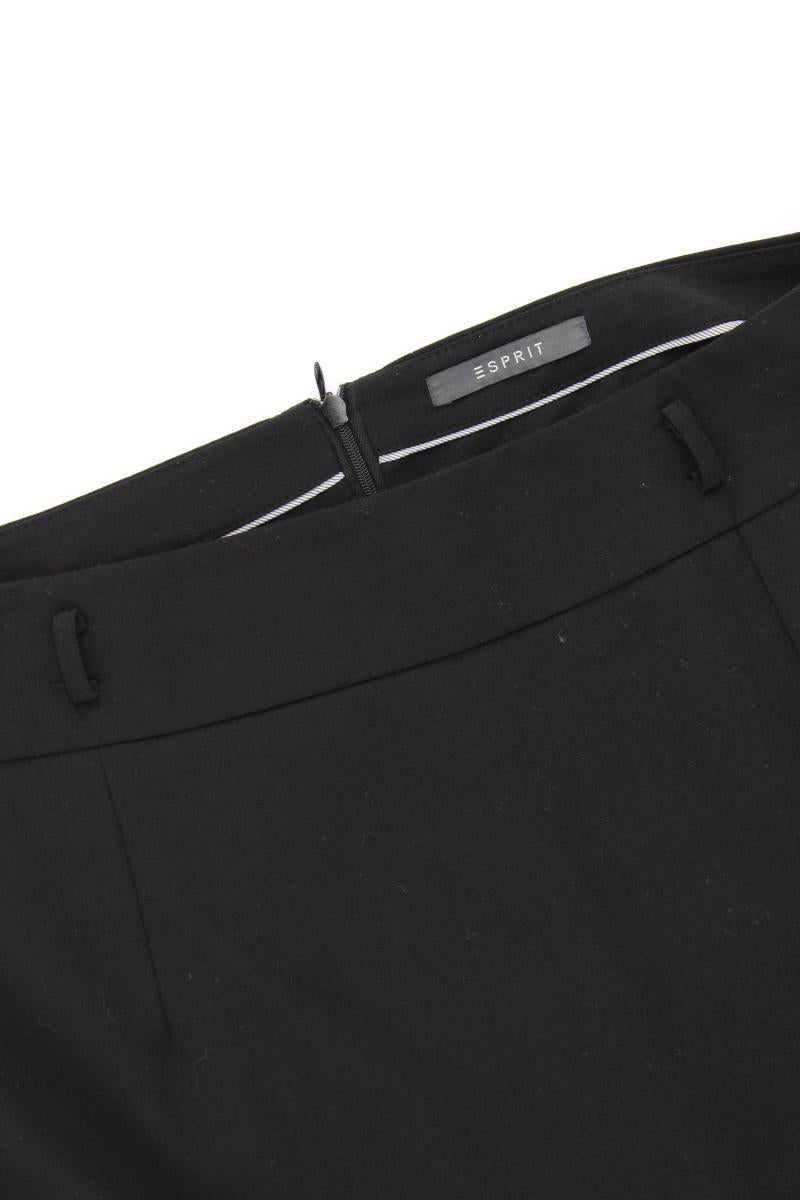 Esprit Bleistiftrock Gr. 38 schwarz aus Polyester