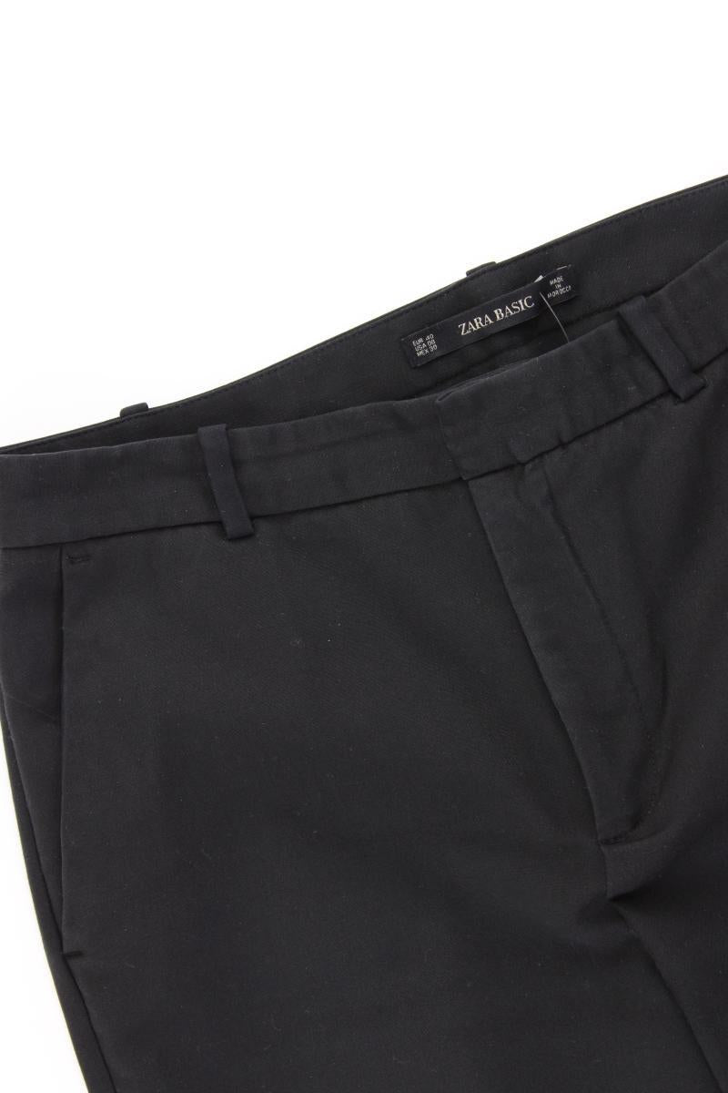 Zara Hose Gr. 40 schwarz aus Baumwolle