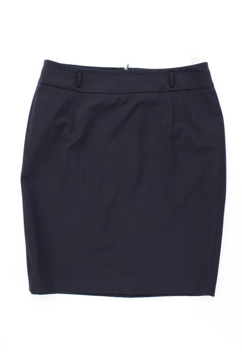 Esprit Bleistiftrock Gr. 38 blau aus Polyester