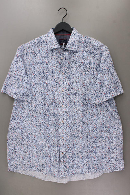Casa Moda Kurzarmhemd für Herren Gr. Hemdgröße 45/46 mit Blumenmuster mehrfarbig