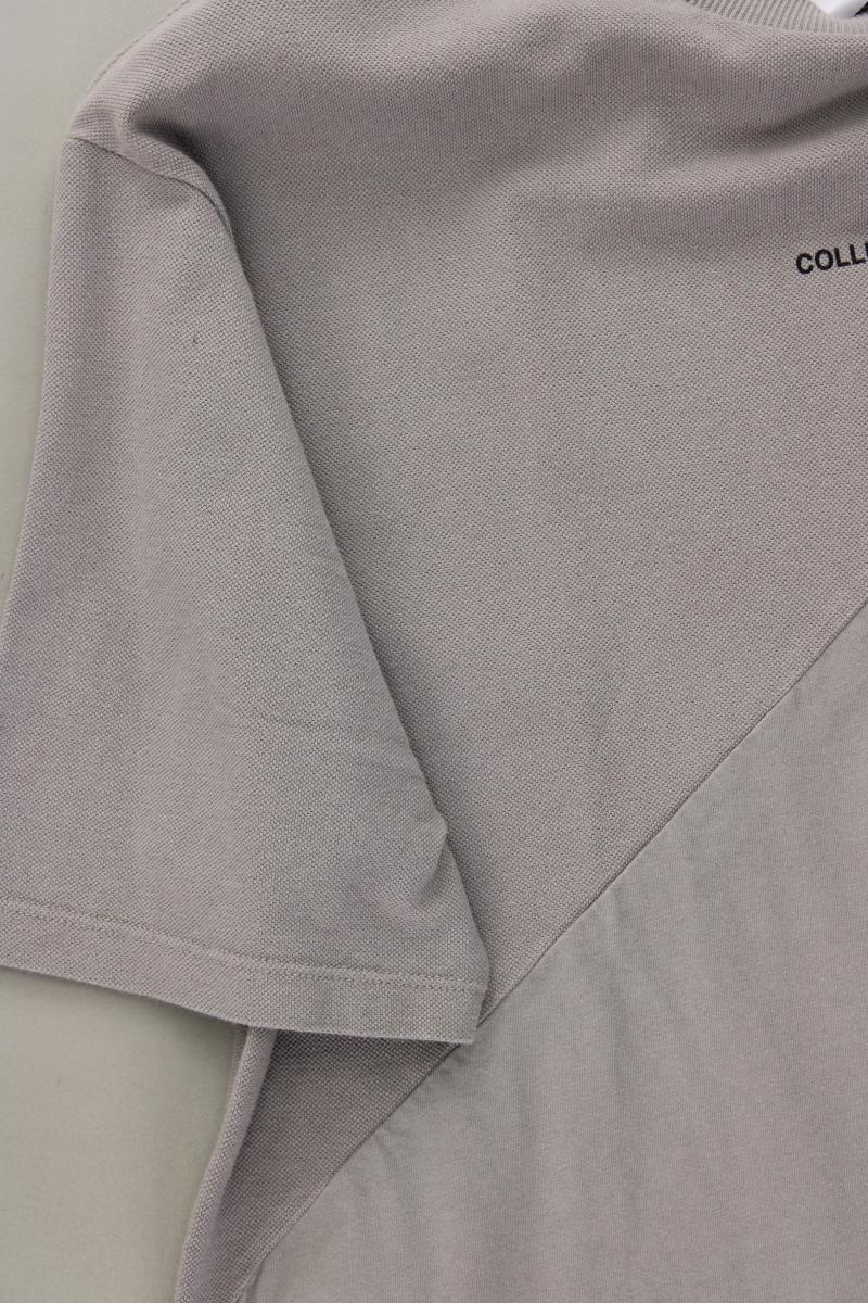 COLLUSION T-Shirt für Herren Gr. S neuwertig Kurzarm grau aus Baumwolle
