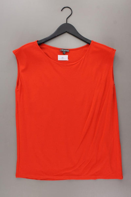 Street One Trägertop Gr. 44 neuwertig orange aus Baumwolle
