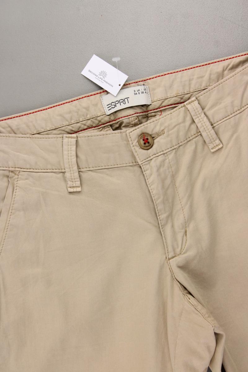 Esprit Chinohose Gr. 34 braun aus Baumwolle