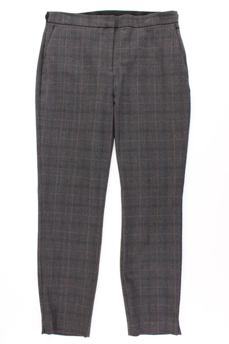 Zara Stoffhose Gr. L kariert grau aus Polyester