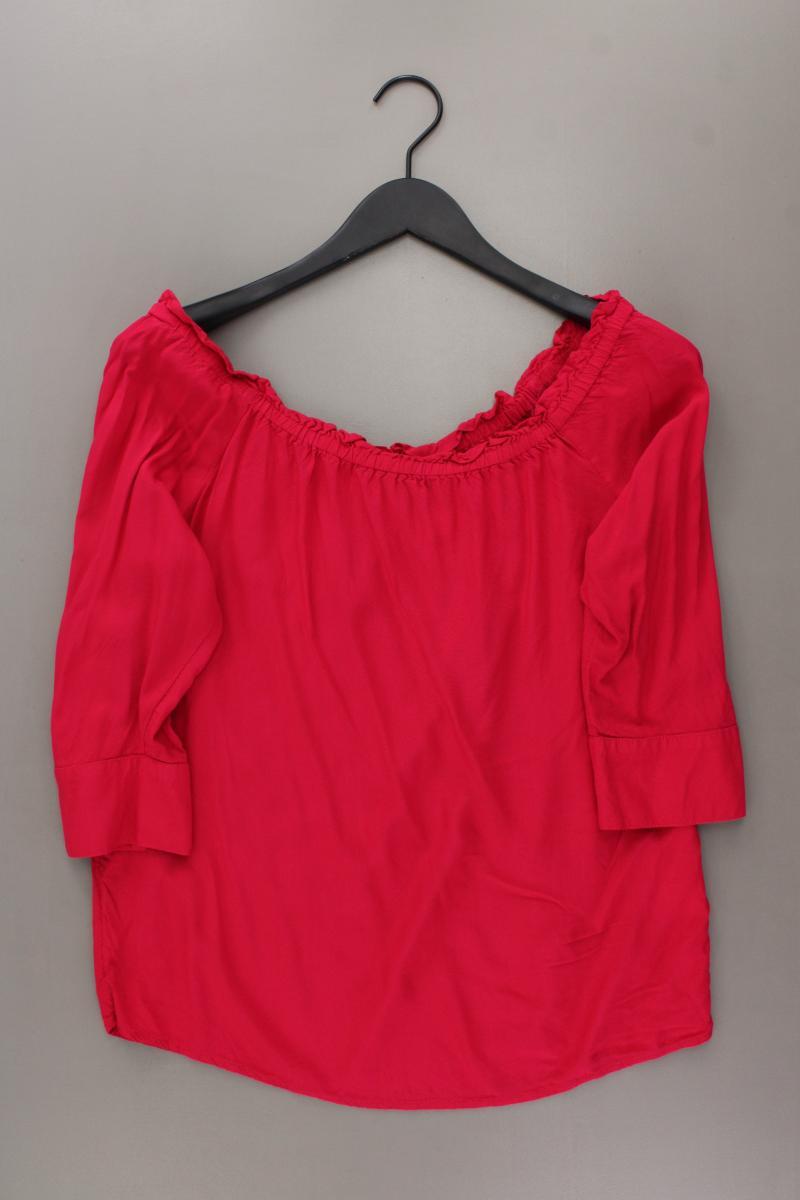 Street One Regular Bluse Gr. 36 3/4 Ärmel mit Carmen-Ausschnitt pink aus Viskose