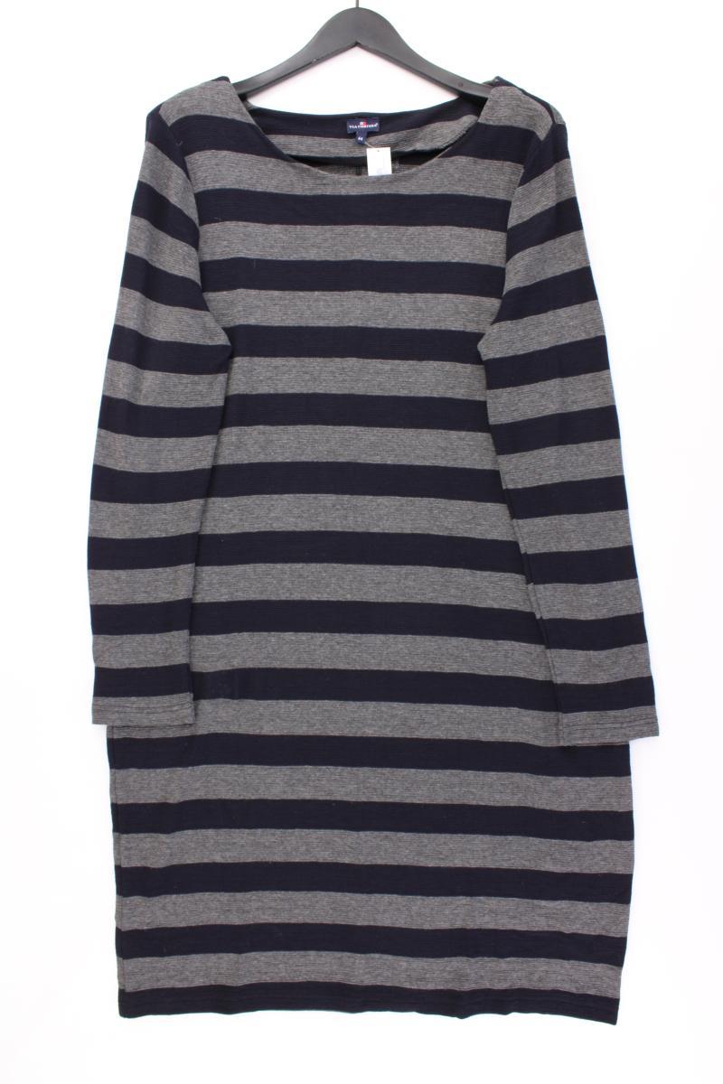 Via Cortesa Langarmkleid Gr. 44 gestreift grau