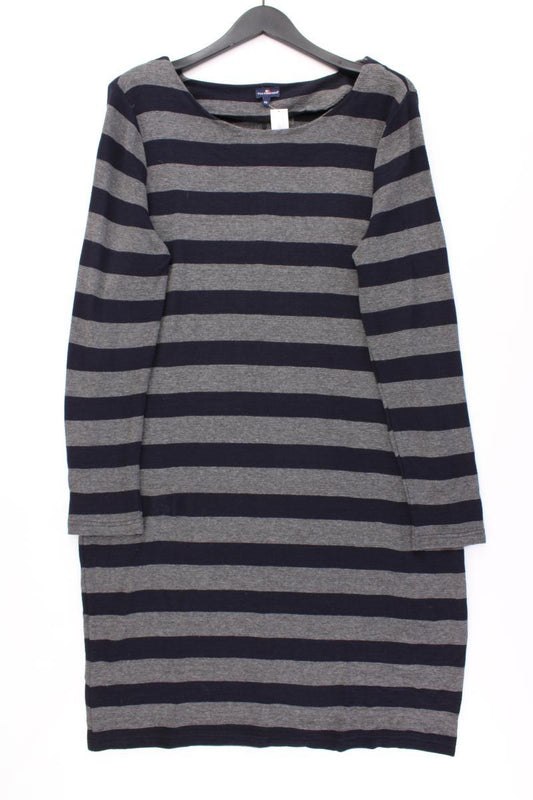 Via Cortesa Langarmkleid Gr. 44 gestreift grau