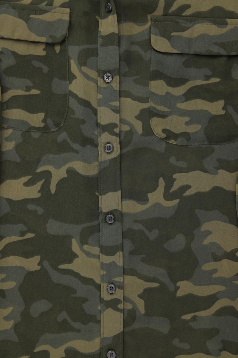 Old Navy Langarmbluse Gr. S camouflage olivgrün