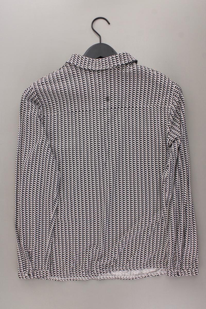 Bonita Longsleeve-Shirt Gr. L geometrisches Muster Langarm grau aus Baumwolle