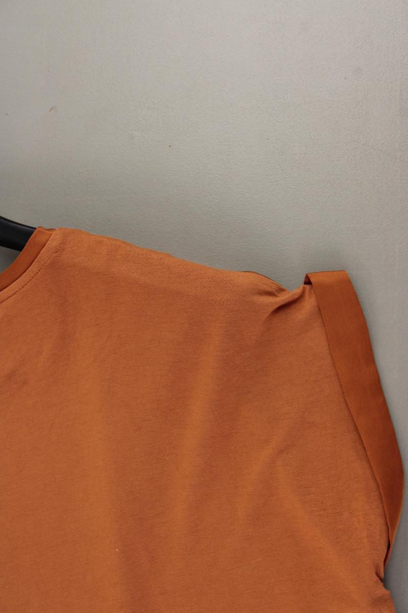 Vila Kurzarmbluse Gr. 40 braun aus Polyester