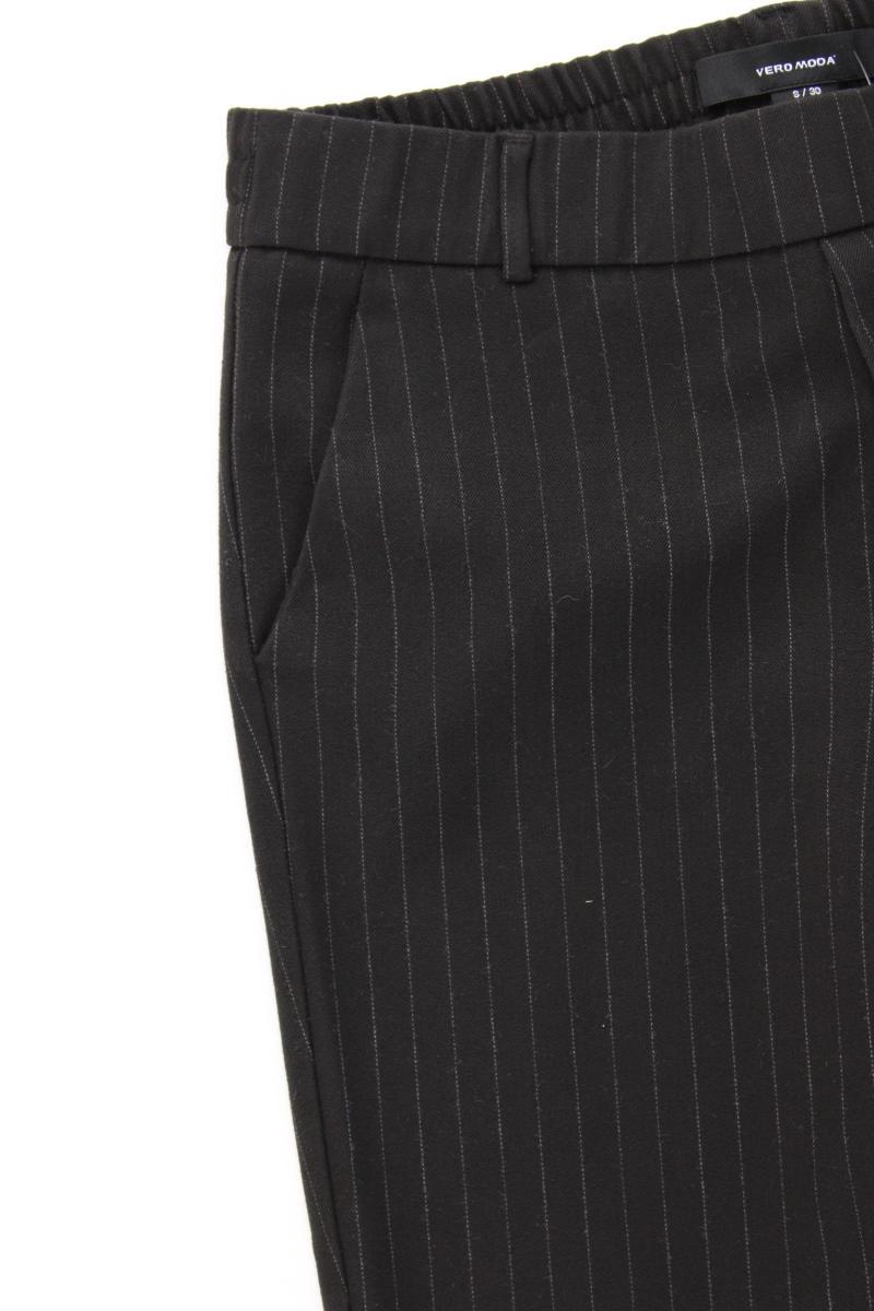 Vero Moda Stoffhose Gr. S/L30 gestreift grau aus Polyester