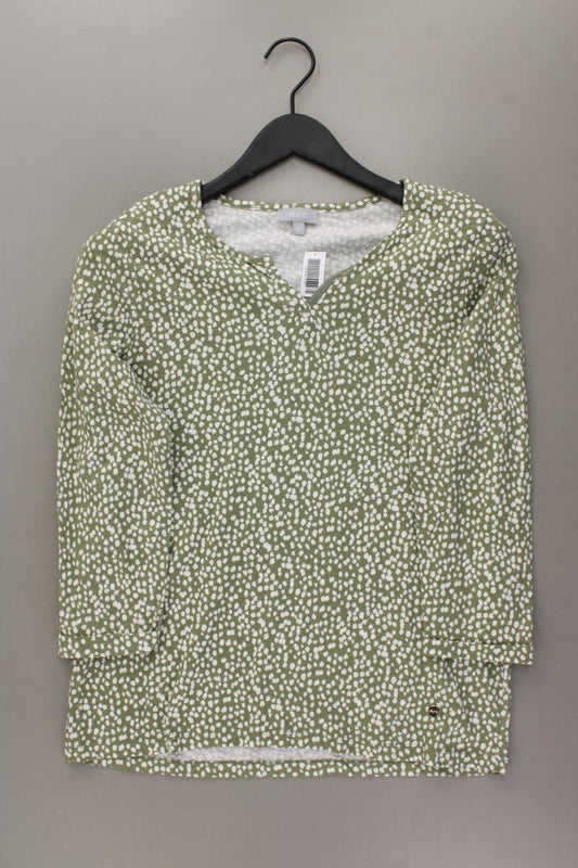 Sure Shirt mit V-Ausschnitt Gr. S 3/4 Ärmel grün